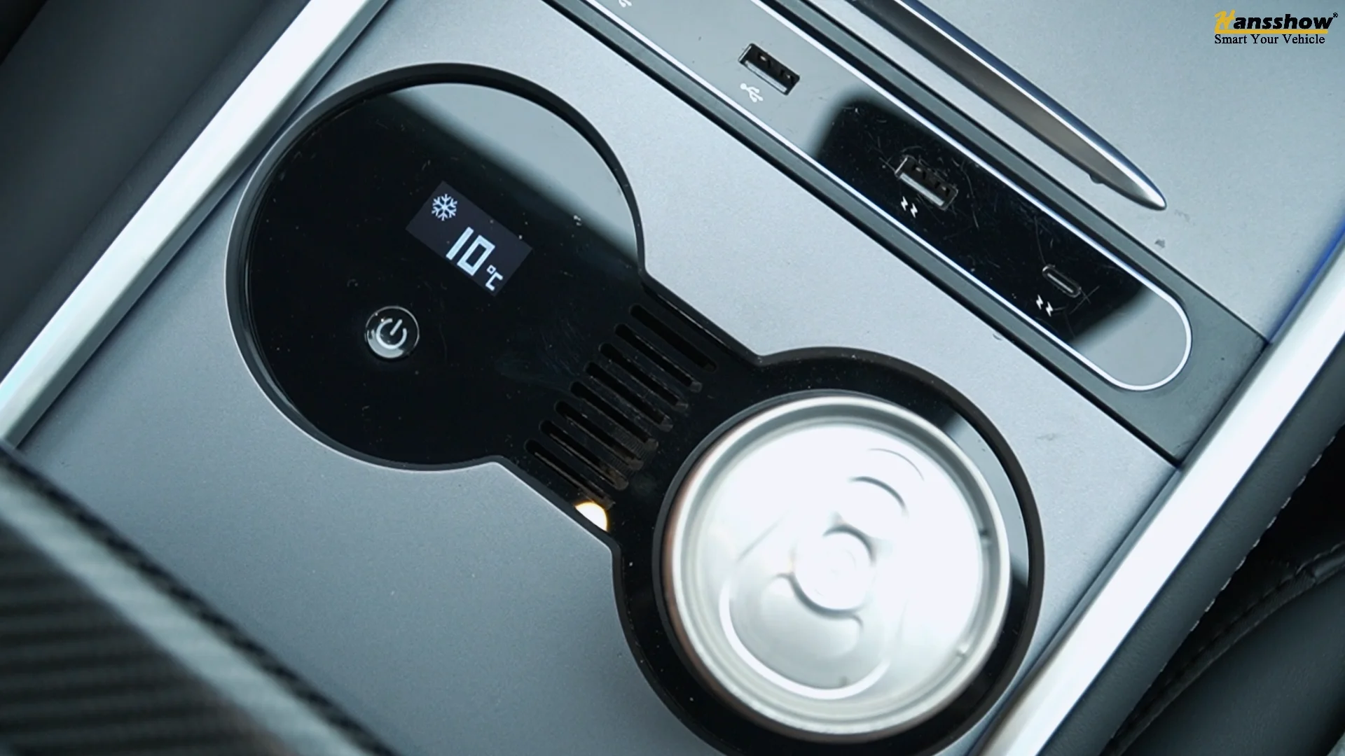 Hansshow Model 3 Y Center Console Cup Holder Temperature Control Cup