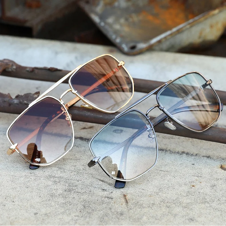 Latest fashion trending Women Mens Uv 400 Oversized Metal  display picture 2
