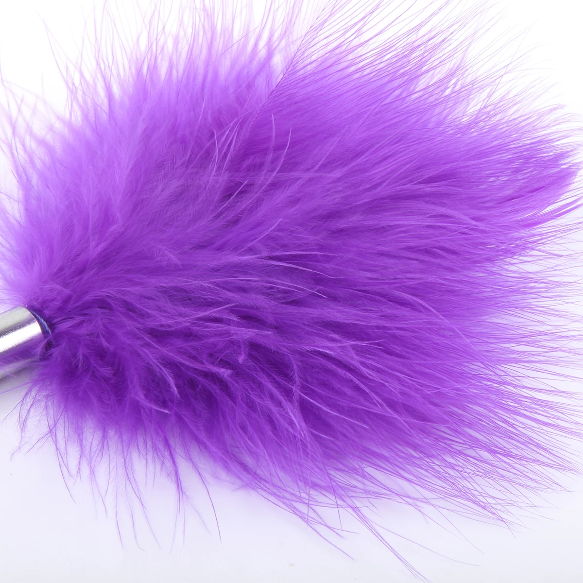 Dual Function Feather Small Beads Teaser Duster for Enhanced Foreplay Anus Butt Plug Anal Plug