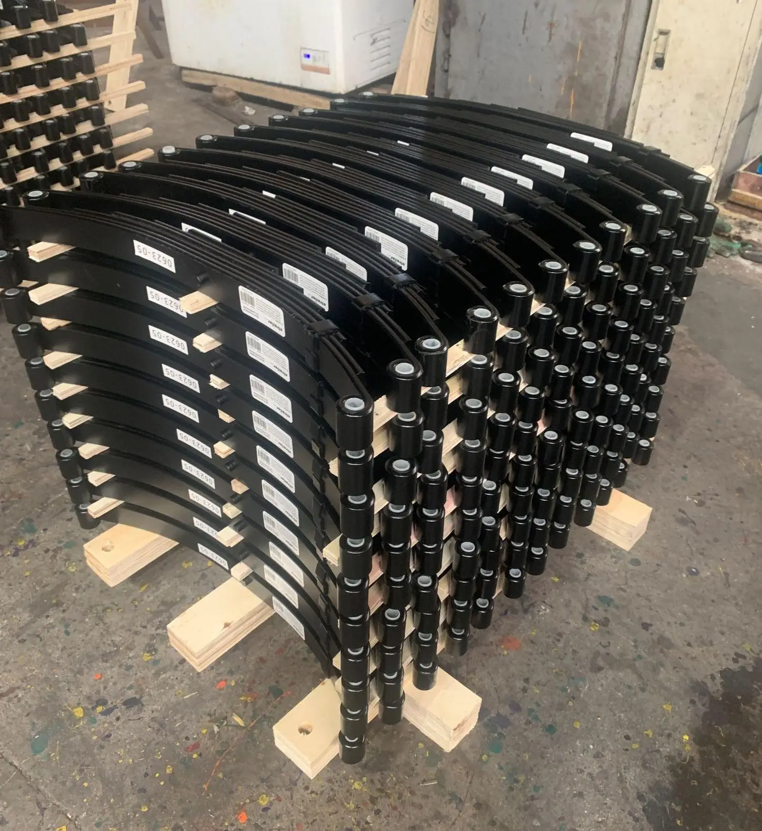 Hook Slipper Trailer Leaf Spring 5 Leaf 26 5/8" Long for 6,000 lb Trailer Axles