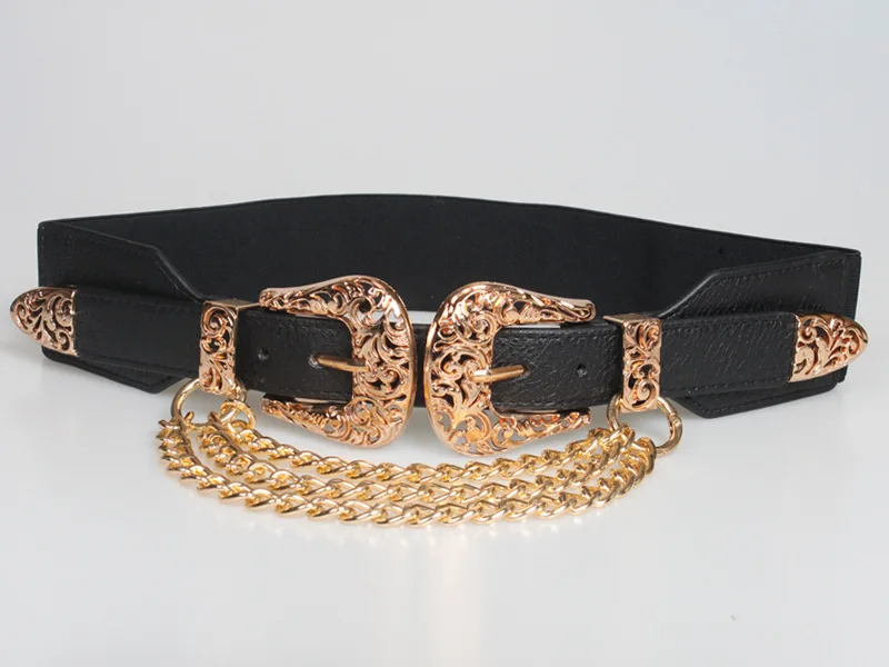 Western Vintage Style Leather Belt - Adjustable & Fashionable display picture 2