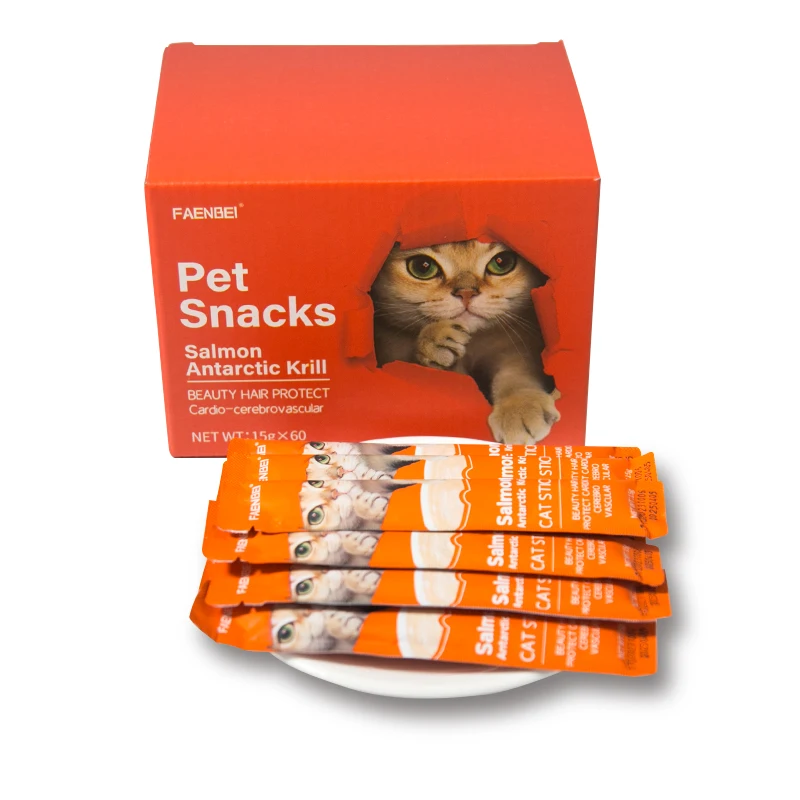 Cat Snack Liquid Wholesale Wet Cat Food Bar Private Label Creamy Treats