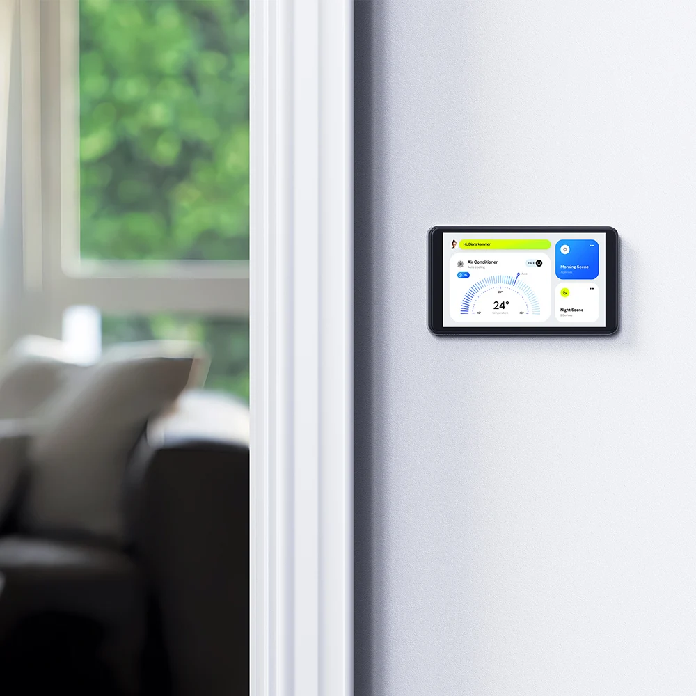 Sleek Smart Tablet 5.5 Inch Poe Touch Screen Gorilla Glass Wifi bluetooth Rj45 Rs485 Rs232 Dc 12V Type c in Wall Mounted Tablet