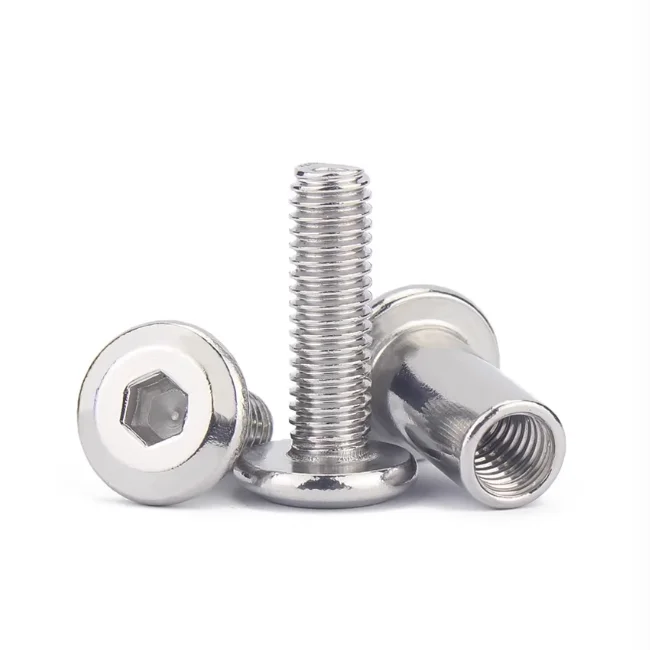 product fast supplier steel zinc plate countersunk head sex bolt binding post rivet stainless steel male and female screw chicago screw-62