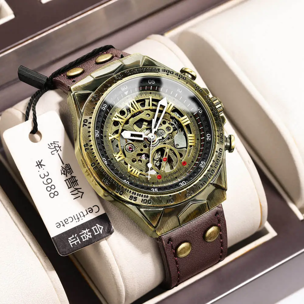 FNGEEN A275 Luxury Retro Men's Automatic Watch