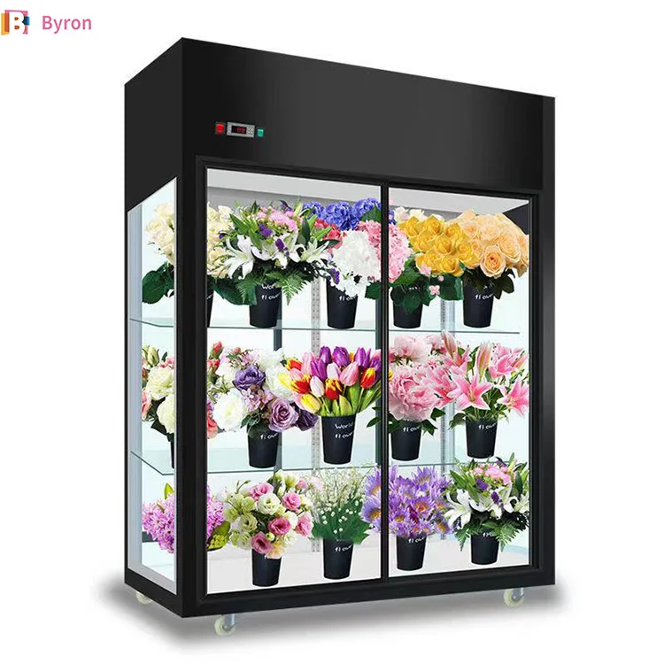 Flower Fresh Keeping Showcase Byron Display Fridge