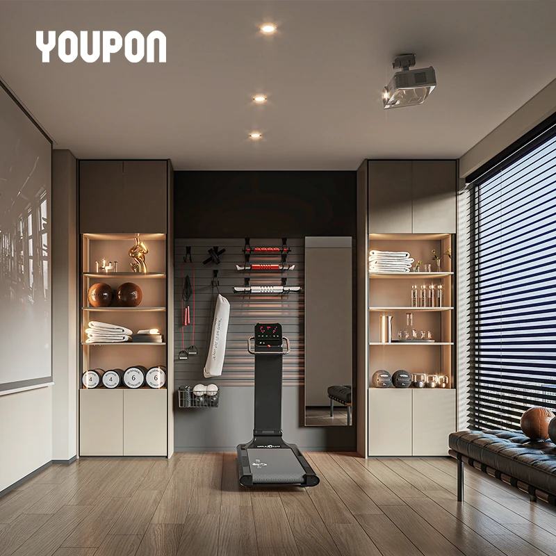 Multifunctional Indoor Wall Organizer Aluminum Sturdy Storage Rack Wall Mounted Floating Shelf for Gymnasium