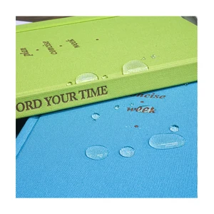 New Arrival Eco Friendly Waterproof Fabric Notebook Custom A4 A5  Hardcover Journal Luxury Gift Dairy Notebooks with Seed Paper
