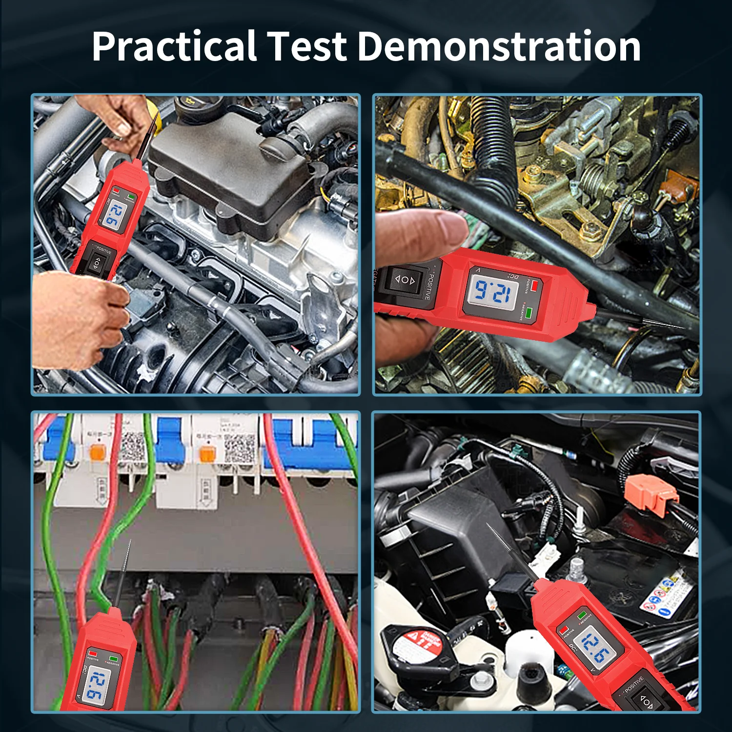 Automobile Multi-function Road test Pen Circuit Tester Automotive Electrical System Tester Line Continuity Diagnosis Multi-funct