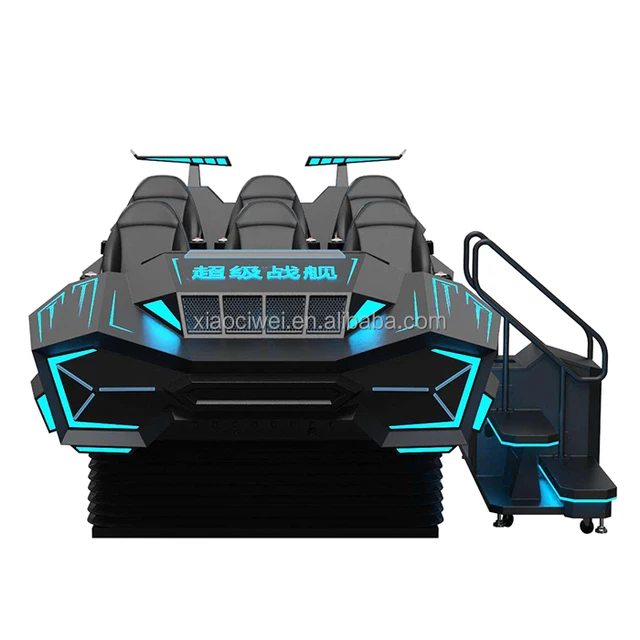 New Technology Virtual Realidad Simulador 6 Seats 9D Vr Cinema Motion Simulator