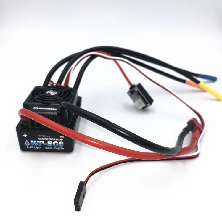 Wholesale Hobbywing EZRUN WP SC8 120A 120A-RTR Waterproof Brushless ESC  Speed Controller 2-4S Lipo Fit 3660 3674 Motor For 1/10 1/8 RC Car From ...