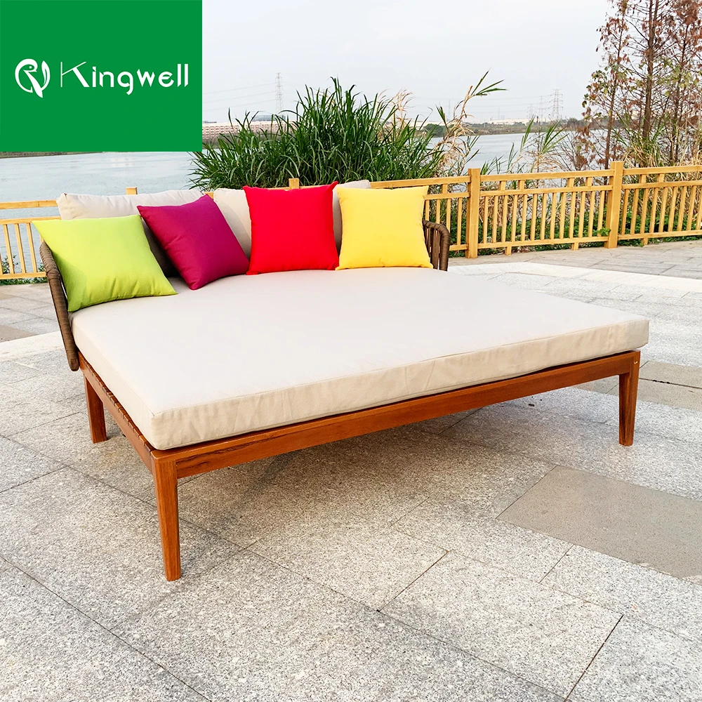 Double Sunbed Outdoor Furniture Outdoor Daybed Teak Garden Sun Bed Buy Sunbed Outdoor