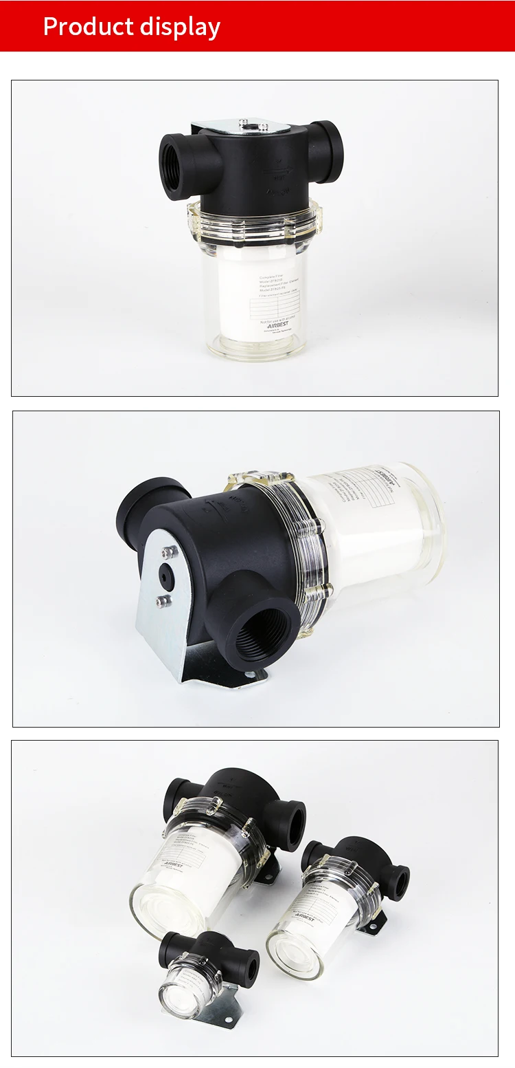 Airbest Abf10 15 20 25 40 Pneumatic Negative Pressure Vacuum Filter