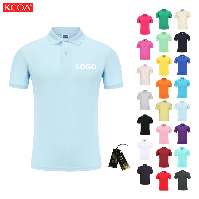 Summer Short Sleeve Men'S Polo Shirts Wholesale Casual Golf Polo Shirt Dry Fit Custom Breathable Polo for Men
