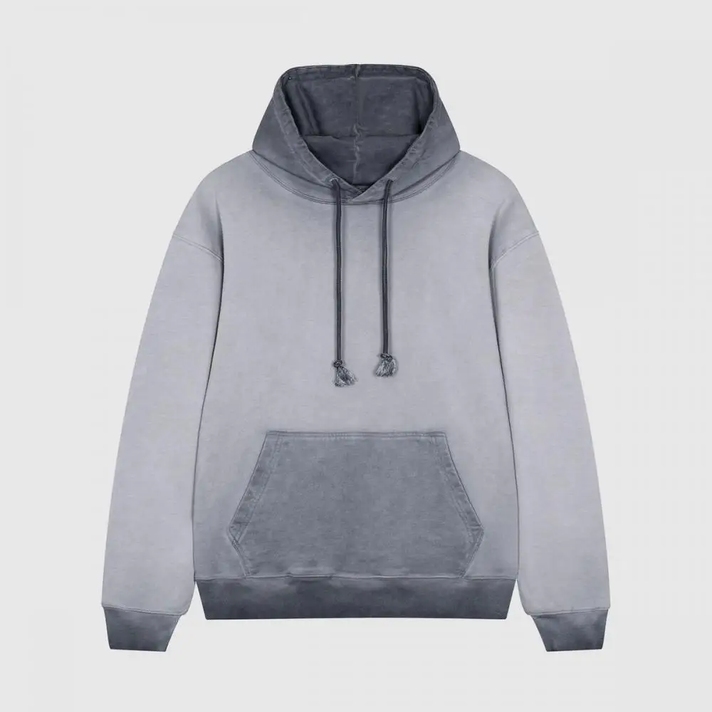 国内で当店のみ Hell System - SPLASH DISTRESSED WASHED HOODIE Hell System Official Autumn and Winter New Washed Distressed