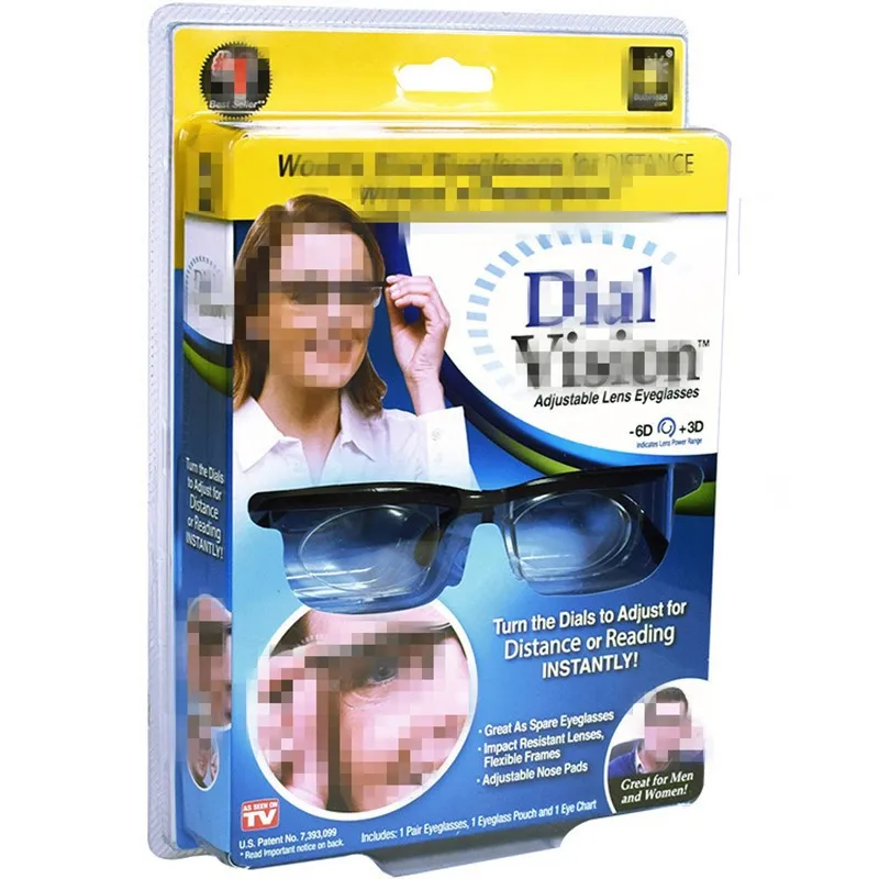 Adjustable Vision Focus Reading Glasses Myopia Eye Glasses -6D to +3D Variable Lens Binocular Magnifying Porta Oculos