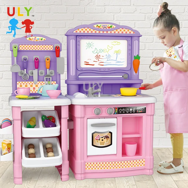 Top Selling Popular Girl Kids Plastic Play Set Kitchen Toys