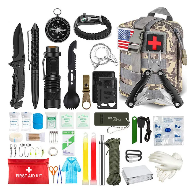 Firstents Oem Emergency Disaster Kit Survival Gear Professional Hiking ...