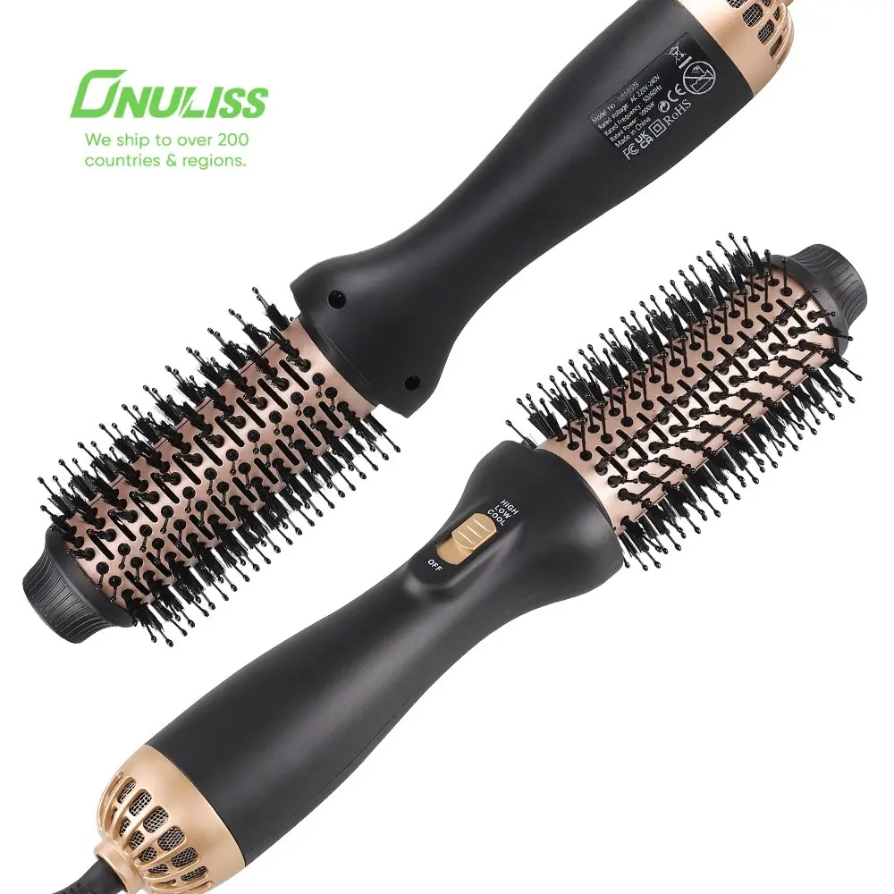 Producer Hairdryers Comb Mini Hot Air Brush Hair Blow Dryer