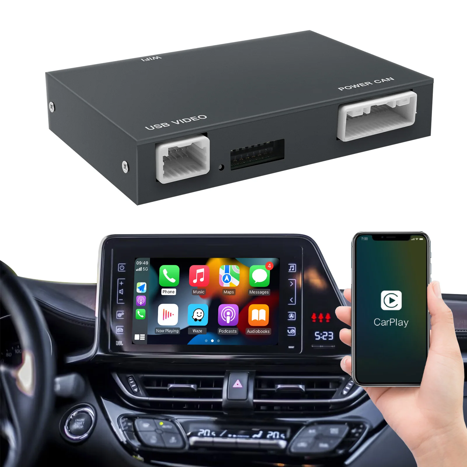 Autoabc Wireless Carplay Interface for Toyota CHR