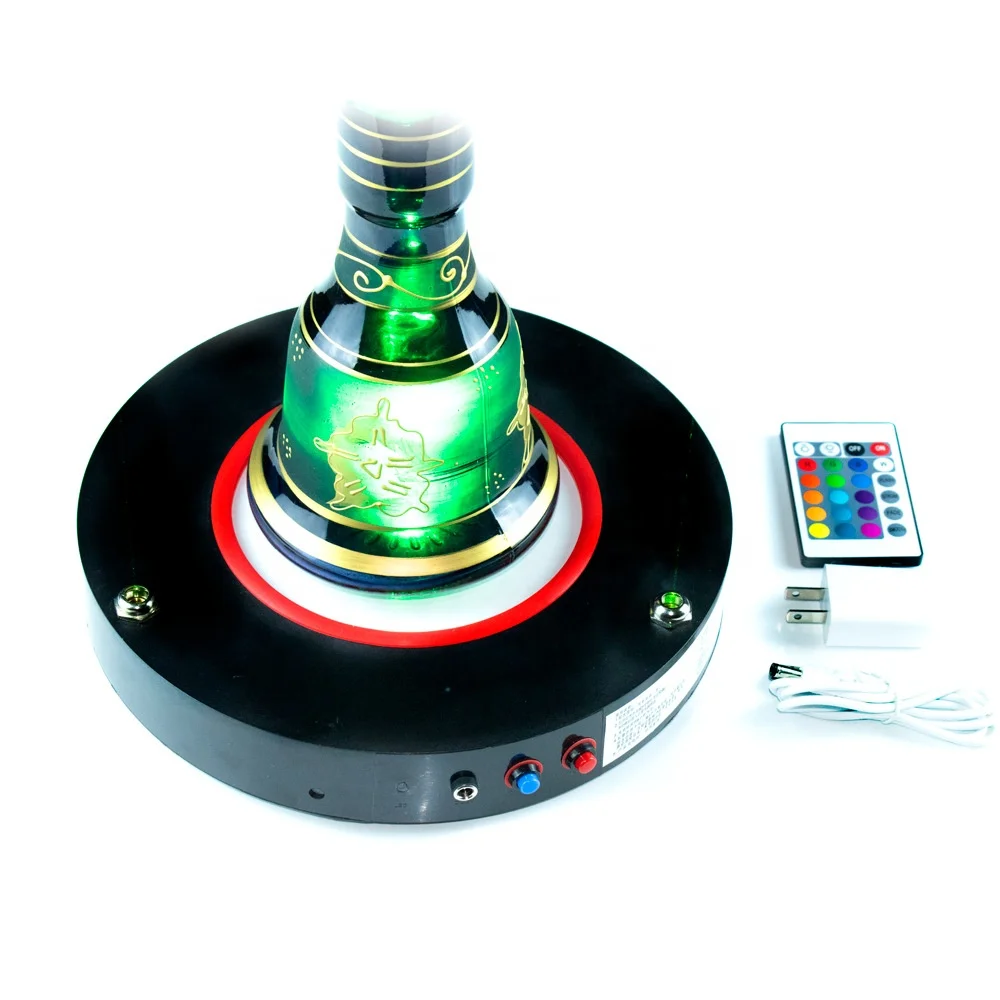 Colorful LED Laser Base Lamp for Club/Bar/Wine Display Shisha Hookah Remote Control Lacquer Finish Light Base