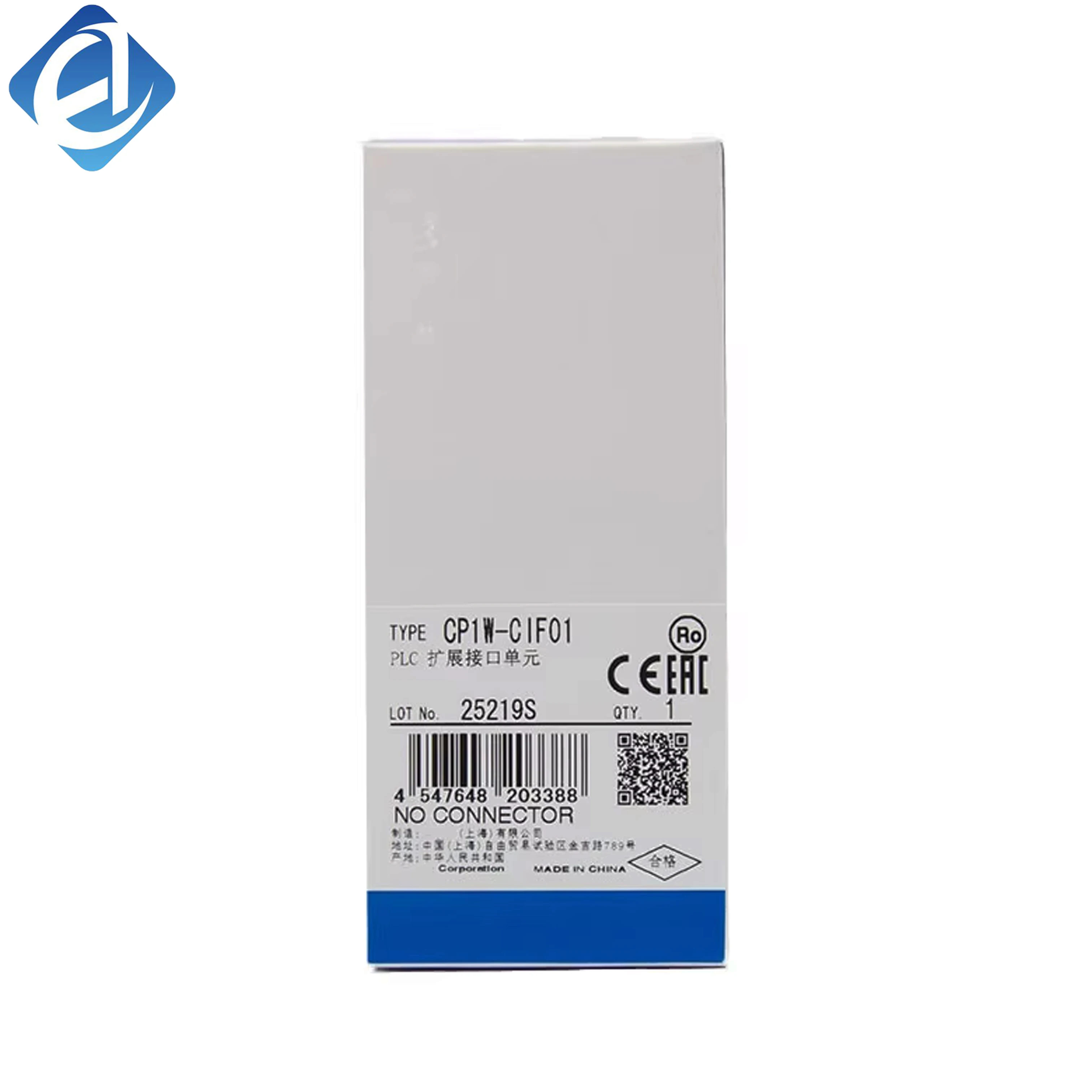 New Original Omron CP1W-CIF0 communication module fits CP1E PLC. Equipped with RS232 interface for data transmission and PC connection. Compact, stable signal and high compatibility, for industrial automation communication and device networking.