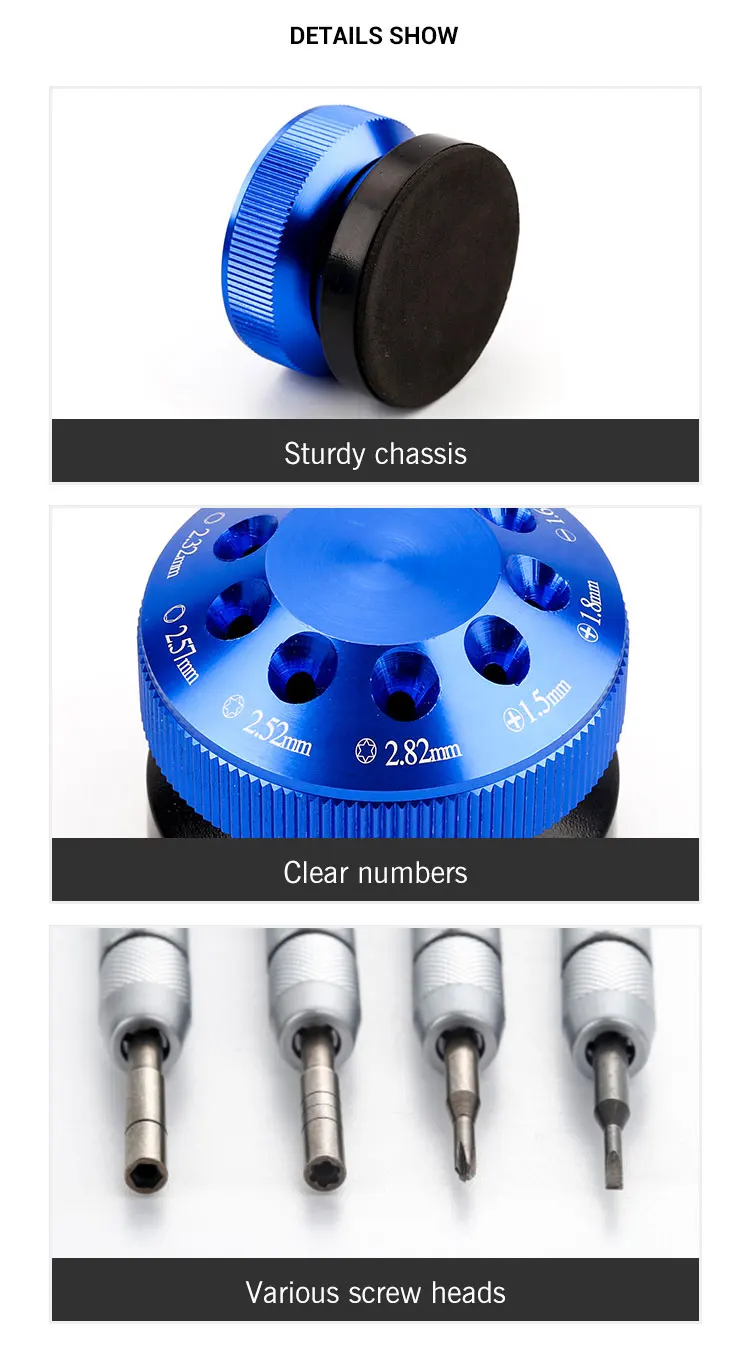 Rightway Brand  Eye Glasses Screw Driver Set Screwdrivers Mini Screwdriver Repair Glasses Tools