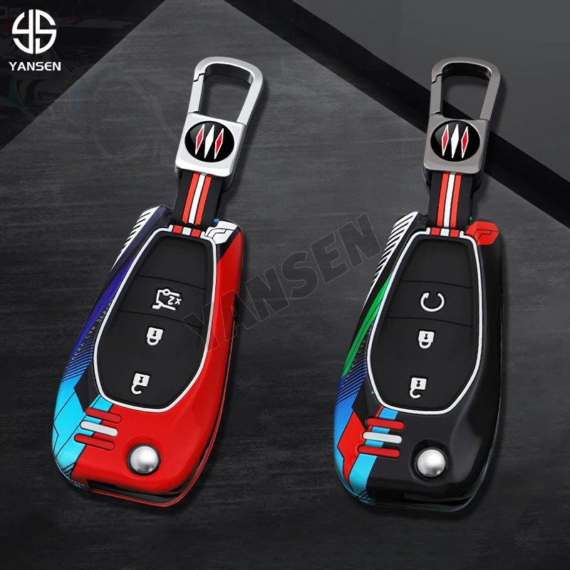 2025 Key Case Cover Fob for Chevrolet Cruze Aveo 2014 2015 2016 2017 2018 2019 2020 Malibu Onix Cobalt Captiva Spark