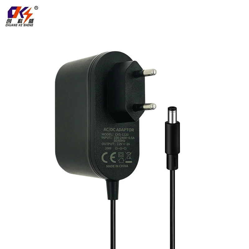 Nguồn AC DC 12V 2A Adapter nguồn 12V 2A Cắm EU cho Camera CCTV