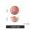 4.8-inch bowl pink