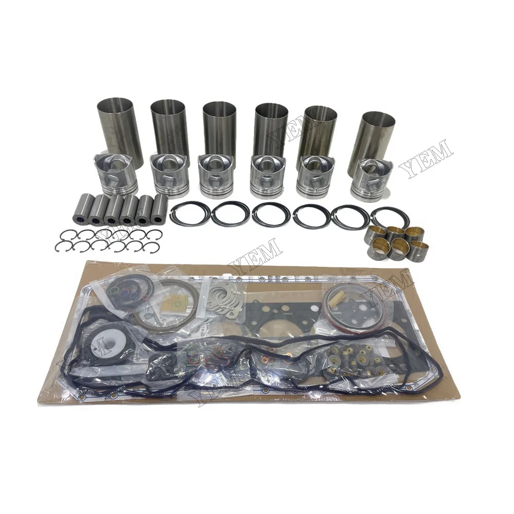 6D107 Overhaul Kit With Gasket Set Fits for Komatsu Universal Engine Parts 4