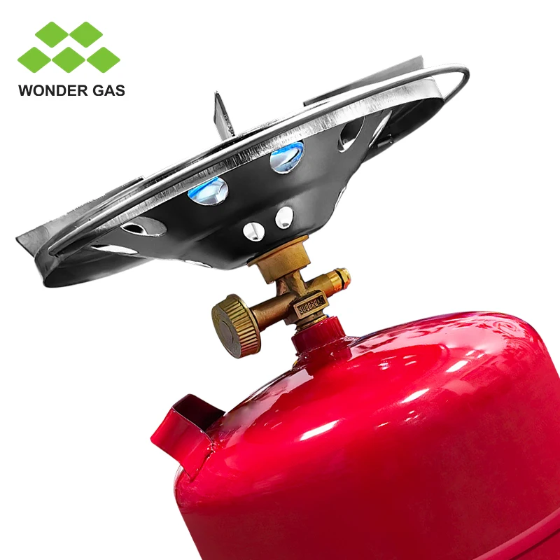 Factory Price Industrial Single Burner Gas Stove With Cylinder Price LPG Gas Cylinder 3kg 5kg Propane Gas Cylinder