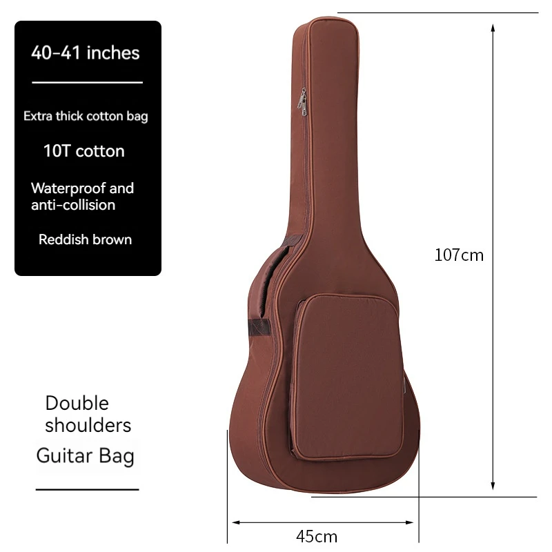 High Quality Customized Multi-Color Guitar Gig Bag Waterproof and Durable Oxford Material for Instrument Protection and Travel