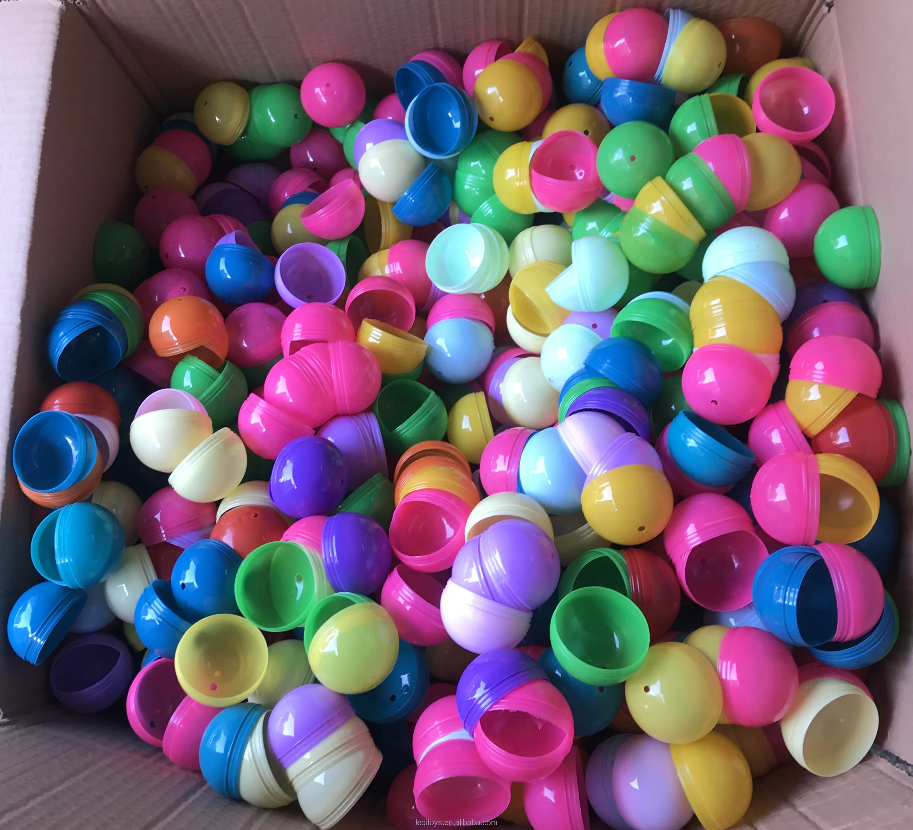 50mm Diameter Colorful Pp Plastic Balls Cheap Empty Capsule Balls For