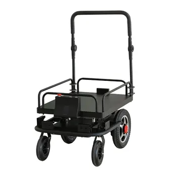 FOLO-200 Heavy Duty 100KG Four-wheel Cargo Trolley Automatic Human Following Cart Robot