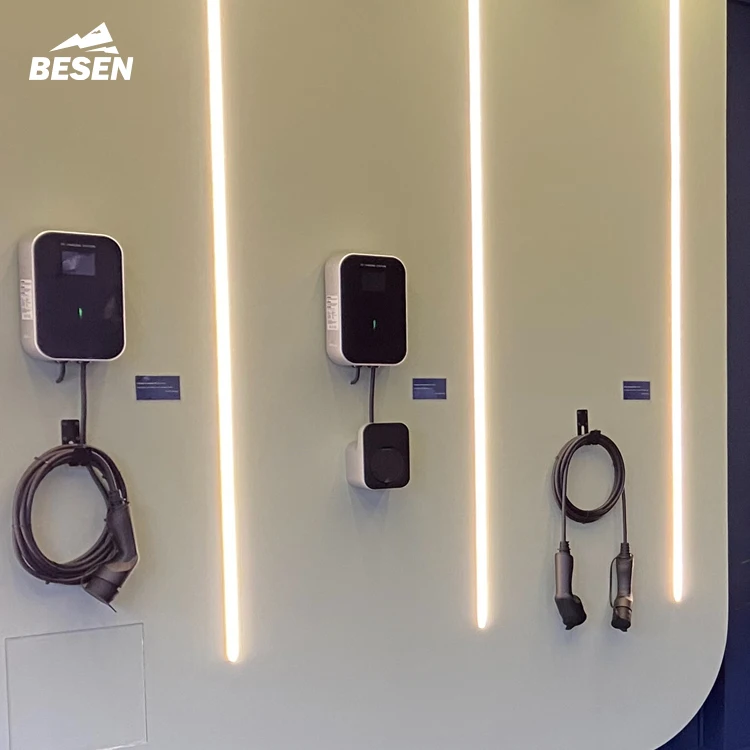 BESEN REMOTE CONTROL APP WALL BOX Wireless 380V 22kW POWER EV CHARGER with TYPE B LEAKAGE PROTECTION