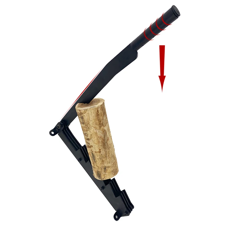 Hand Log Splitter Wall Mounted Kindling Splitter High Carbon Steel Detachable Powerful Wall Mounted Log Splitter for Home