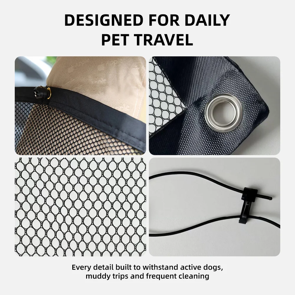 Wholesale Waterproof Scratch Prevent Antinslip Dog Car Hammock Car Sea - product detail 4