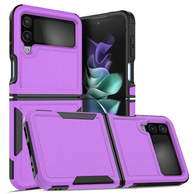 Suitable for Samsung Z fold4 5 Z Filp 4 5 2-in-1 anti drop phone case TPU PC anti drop full protective case