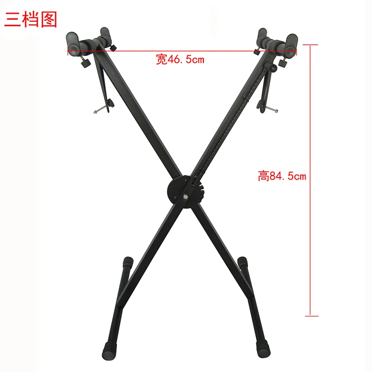 X Stand Standard Rack Adjustable Piano Keyboard Stand with Locking Straps Costzon Heavy-Duty Metal Music Keyboard Stand Electronic Piano Dual Tube 