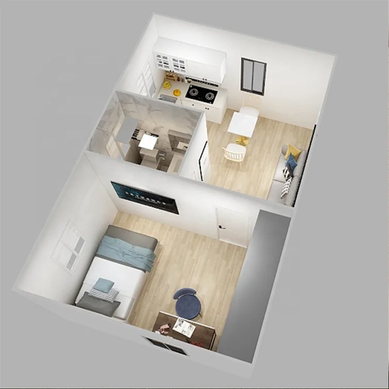 Craobhóga Tógála Stáilte Réamhfhabricithe, Teach Réamhfhabricithe, Teachanna, Rochtain Simplí, Teach Comhaid Inrochtála