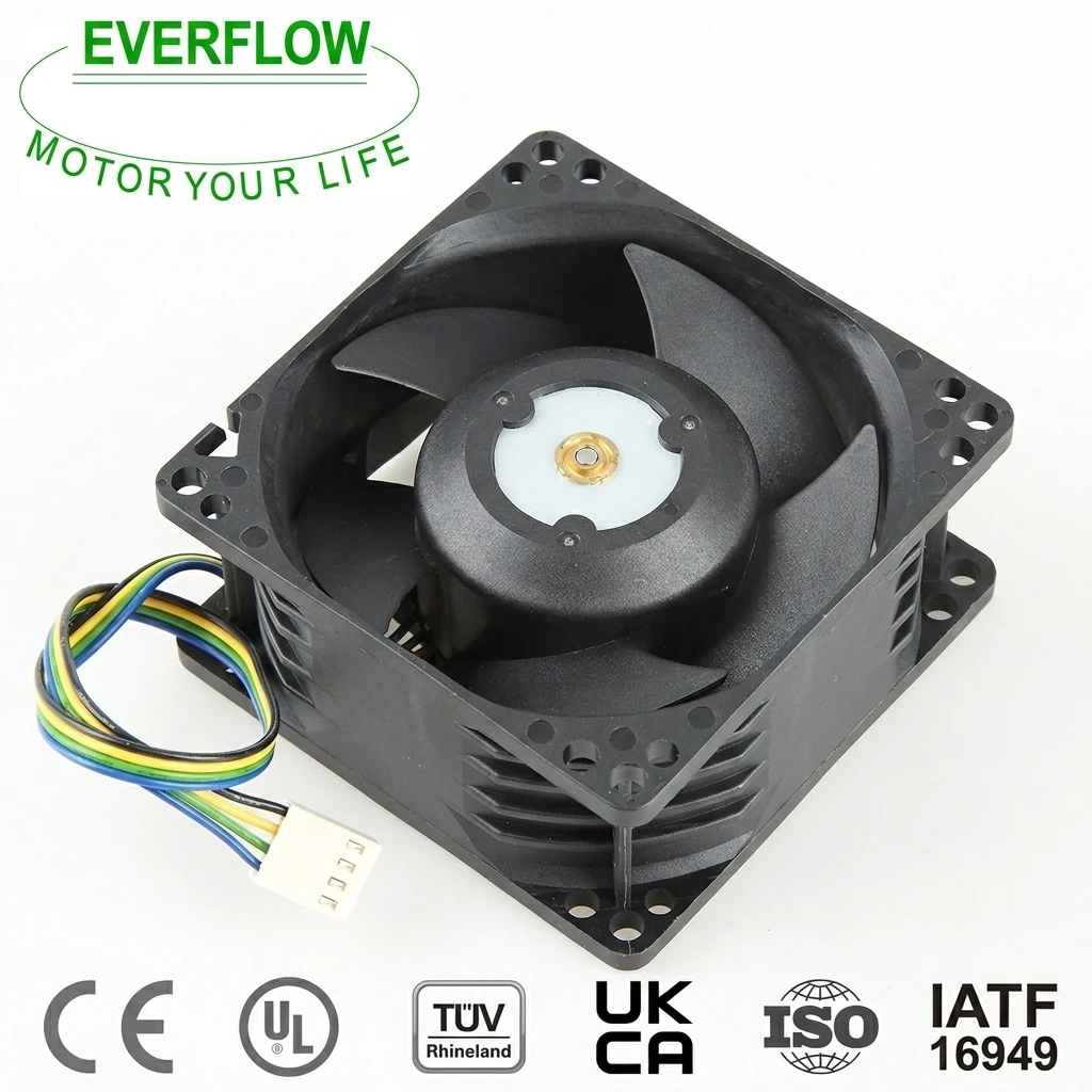 Electric Axial Cooling Fan, 8038, 48V, PBT - detail 4