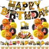 Orange yellow black
