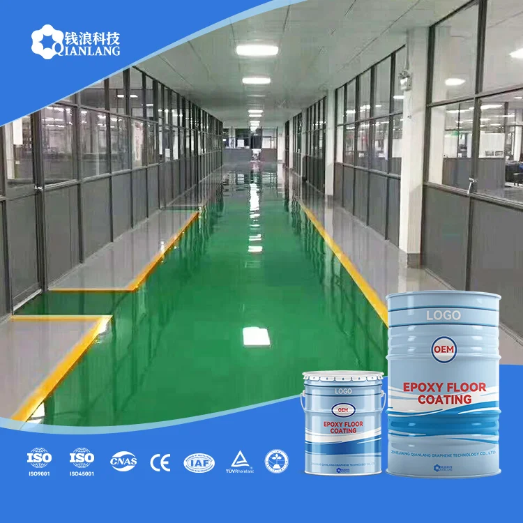 Wholesales Easy to Clean Epoxy Liquid Coating Scratch Resistant Resin Paint for Garage Boat Concrete Floors