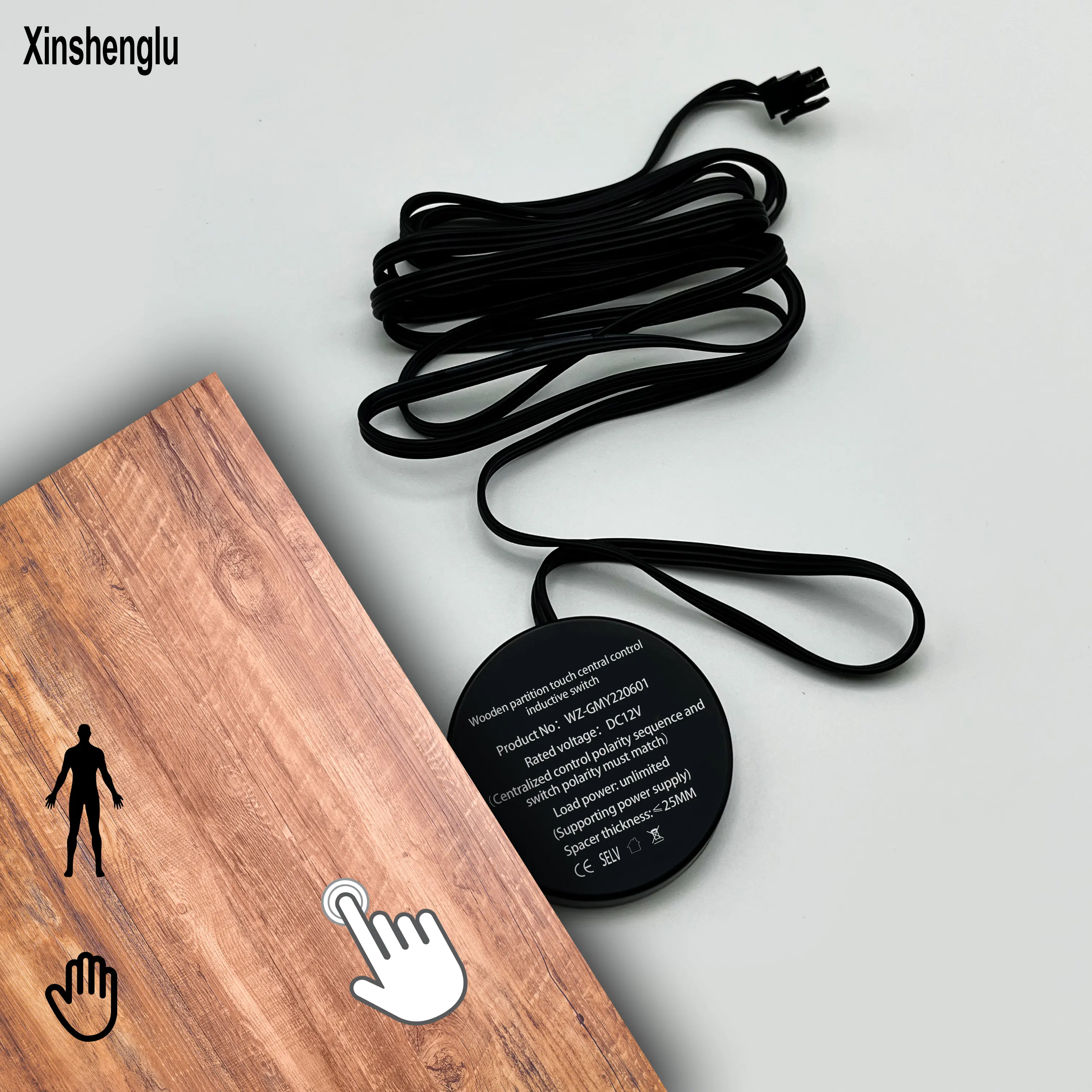 High Quality DC 12V Dimmer Controller Wardrobe Kitchen Cabinet Touch Light Sensor Inductive Switch for Cabinet Led Light