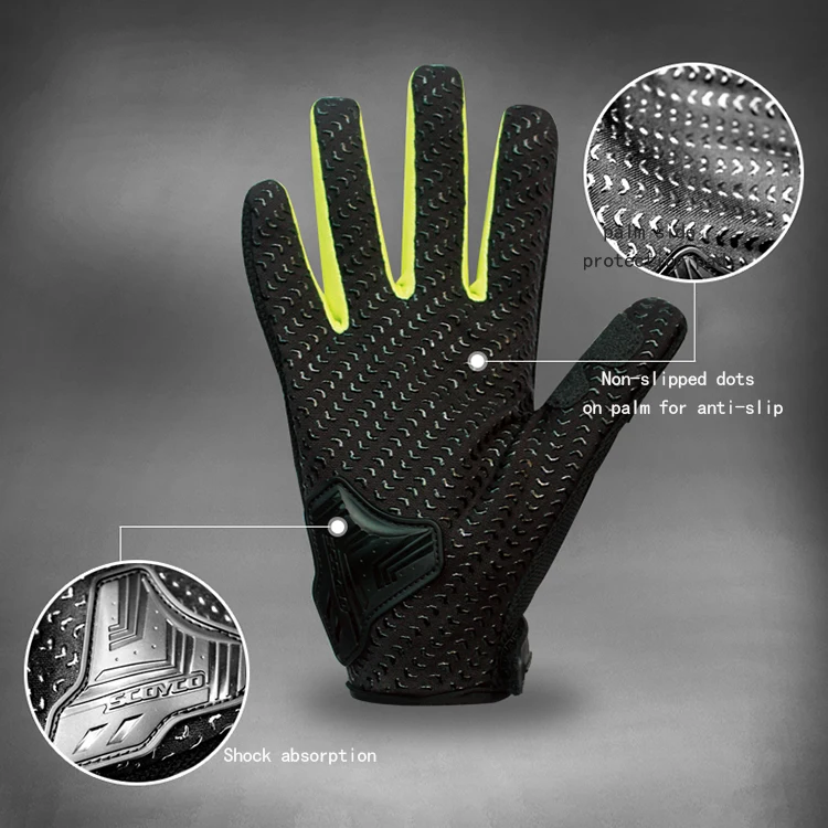 Летние мотоциклетные перчатки защита суставов водонепроницаемые Нескользящие гоночные с пальцами для сенсорного