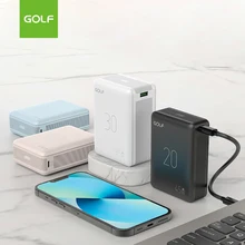GOLF Lithium Battery Charger Large Capacity Wholesale LED Display Big Power PD 65W Fast Charging Customized Power Bank 30000mAh