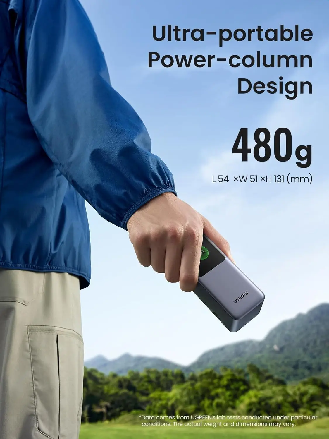 UGREEN Nexode Power Bank 20000mAh130Wポータブル充電器72WhPD