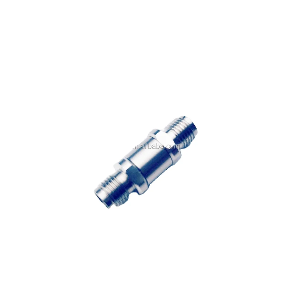 Rf coaxial millimeter wave Rf adapter connector is 3.5 female to 3.5 female DC-33G VSWR1.15 SUS303 MIL-STD-348A