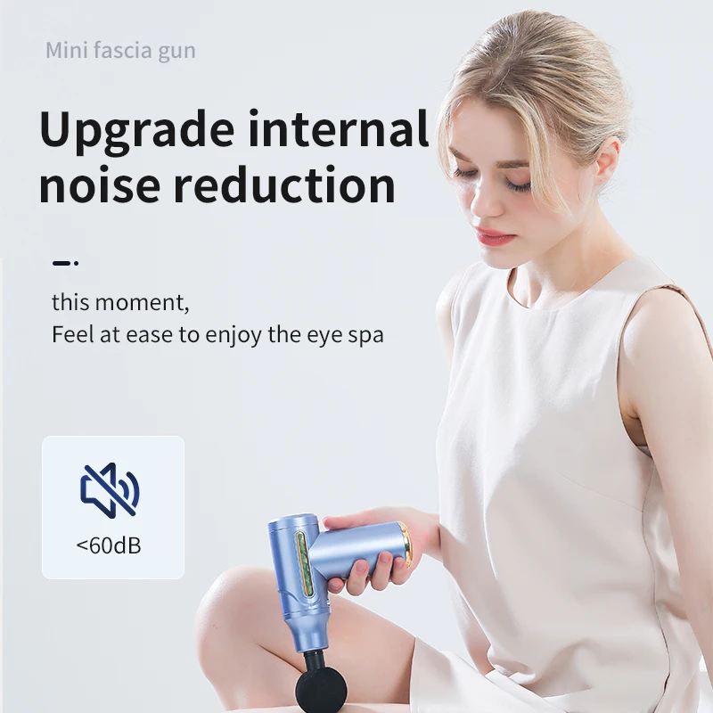 2025 New Design Colorful Massage Equipment Deep Muscle Soreness Relieve Portable Fascia Mini Massage Gun